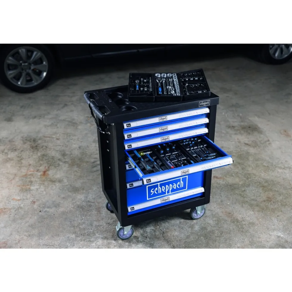 Servante d'atelier 7 tiroirs - charge max 450 kg - TW1100 SCHEPPACH
