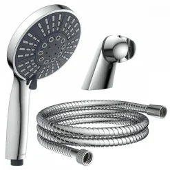 Set de douche avec pommeau 5 jets et flexible inox 150 cm - Adria SCHÜTTE