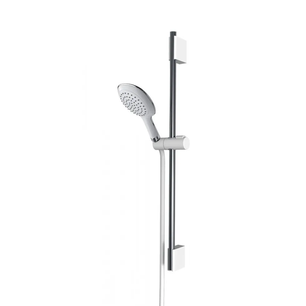 Set de douche chromé et blanc laqué Addict White PAINI