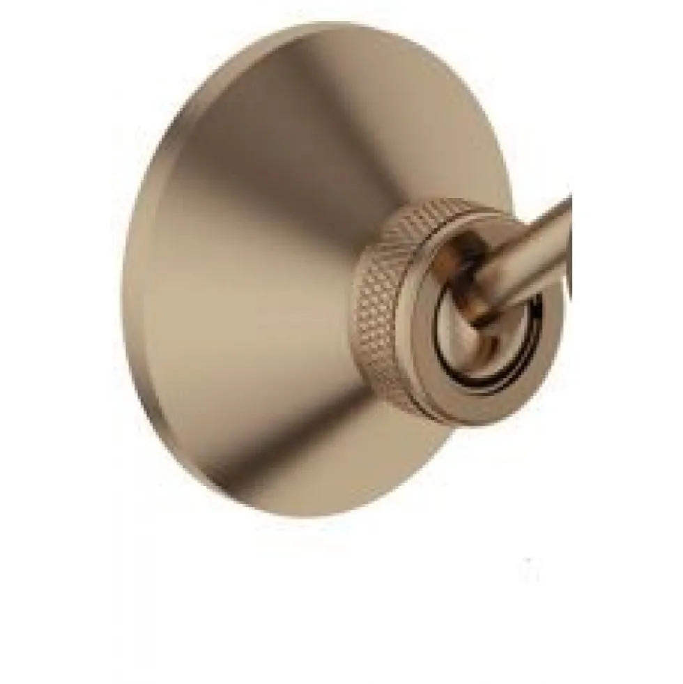 Set de douche retro avec douchette flexible et support - bronze - Louise JACOB DELAFON