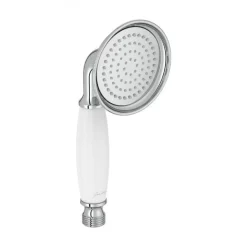 Set de douche retro avec douchette flexible et support - chromé - Louise JACOB DELAFON