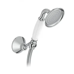 Set de douche retro avec douchette flexible et support - chromé - Louise JACOB DELAFON