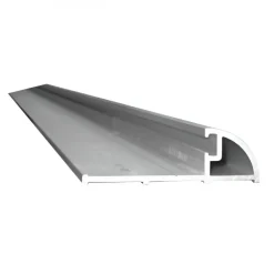 Seuil aluminium pour porte d'entrée + joint prémonté - 4 m BILCOCQ