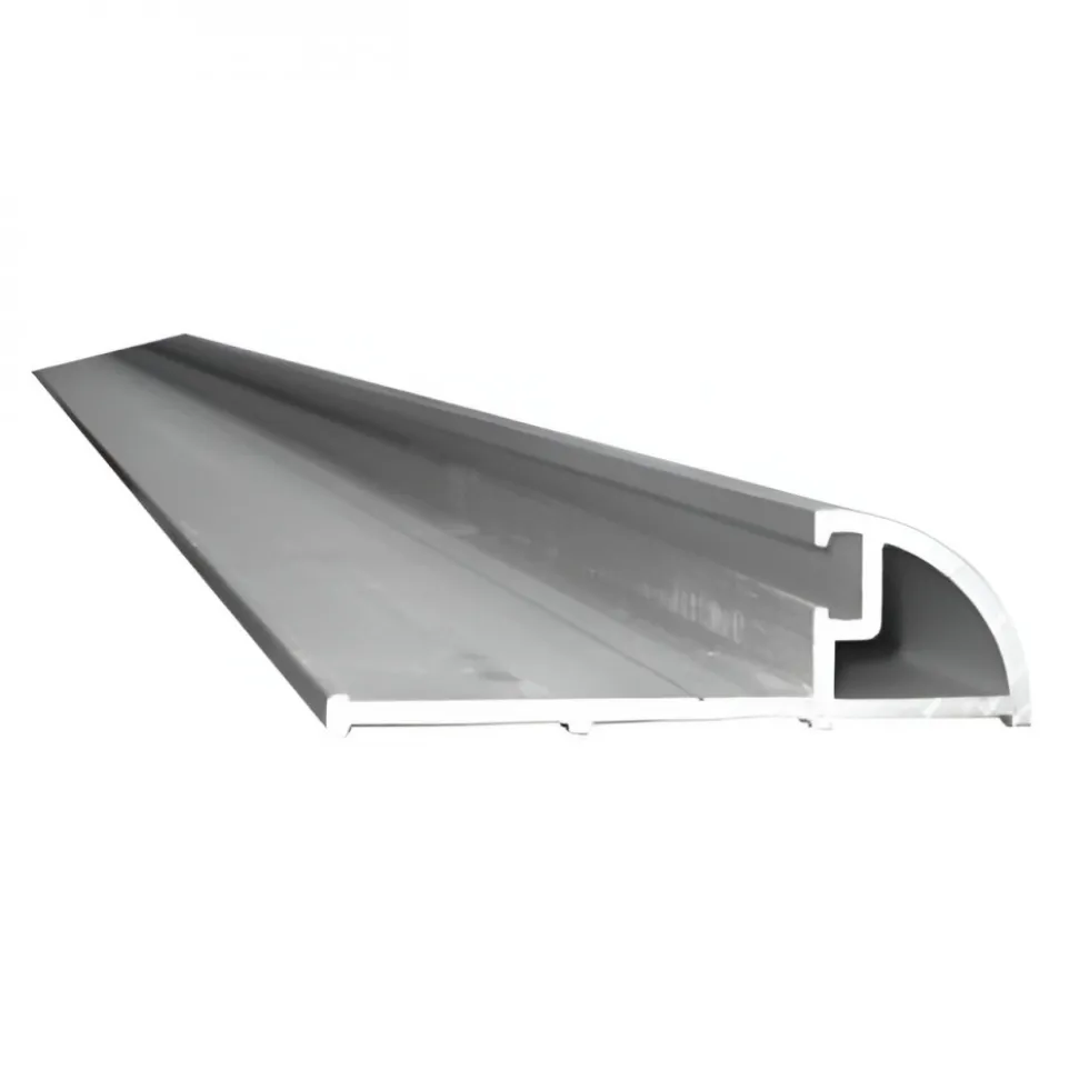 Seuil aluminium pour porte d'entrée + joint prémonté - 4 m BILCOCQ