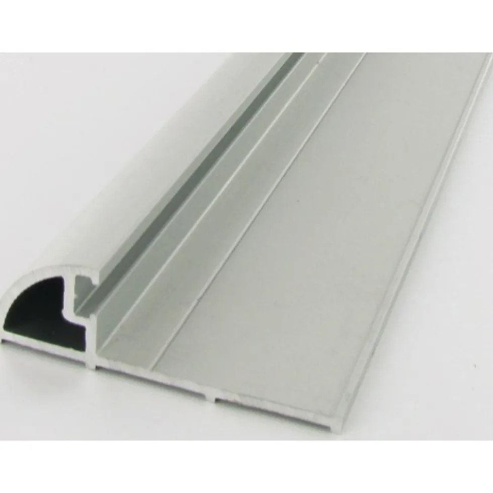 Seuil aluminium pour porte d'entrée + joint prémonté - 4 m BILCOCQ