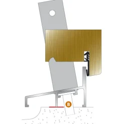 Seuil SPE pour porte d'entrée bois BILCOCQ