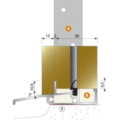 Seuil SP20 pour portes-fenêtres bois BILCOCQ