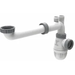 Siphon de lavabo déporté - diamètre 32 mm - gain de place - Connectic VALENTIN