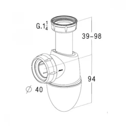 Siphon de lavabo Easyphon NICOLL