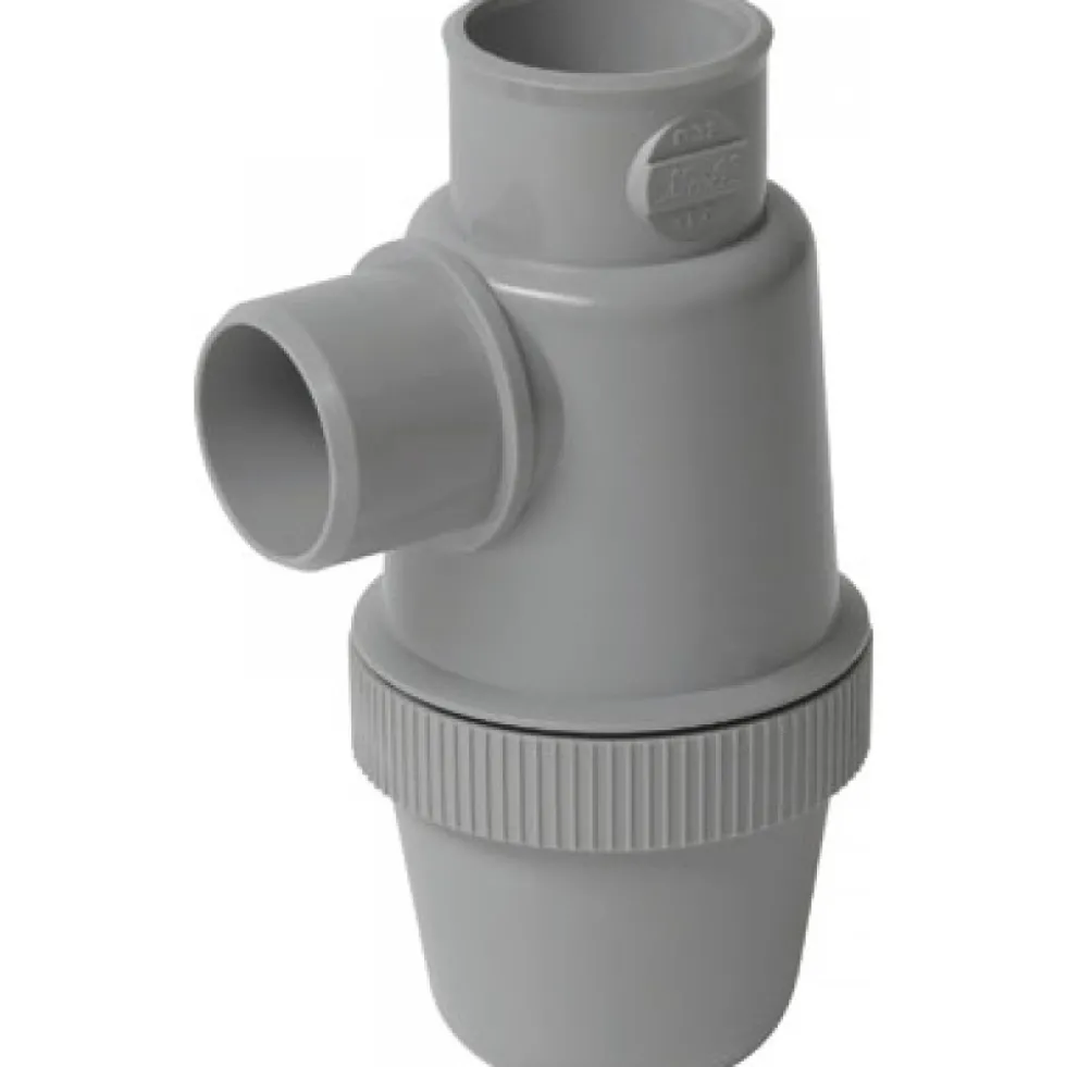 Siphon de parcours à coller entrée verticale YFC - diamètre 32 mm NICOLL