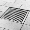 Siphon de sol bas DN110 grille caillebottis inox 250x250mm A15 Europoint ACO