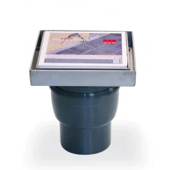 Siphon de sol à carreler sortie verticale en inox - Bluestone ACO