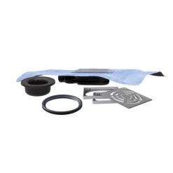 Siphon de sol - Extra-plat - sortie horizontale et orientable - Natosec LAZER