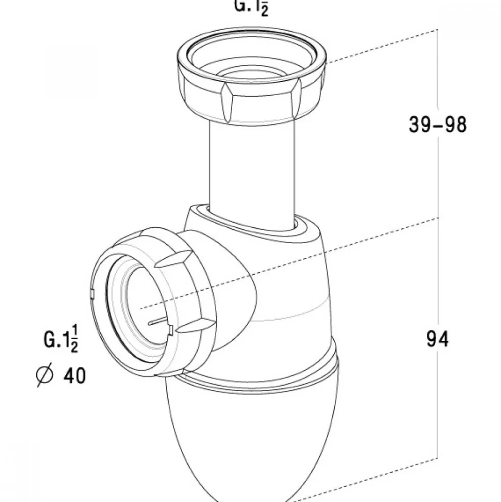 Siphon d'évier Easyphon NICOLL