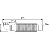 Siphon d'évier souple à membrane extra-plat - sans garde d'eau - Senzo WIRQUIN PRO