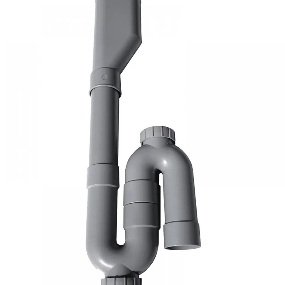 Siphon machine à laver Compact avec entonnoir INTERPLAST