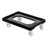 Socle 4 roues pour bacs et caisses 600x400 et 400x300mm - charge maxi 250kg GILAC