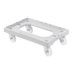 Socle 4 roues pour bacs et caisses 600x400 et 400x300mm - charge maxi 250kg GILAC