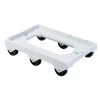 Socle rouleur - 6 roues - pour bacs et caisses GILAC