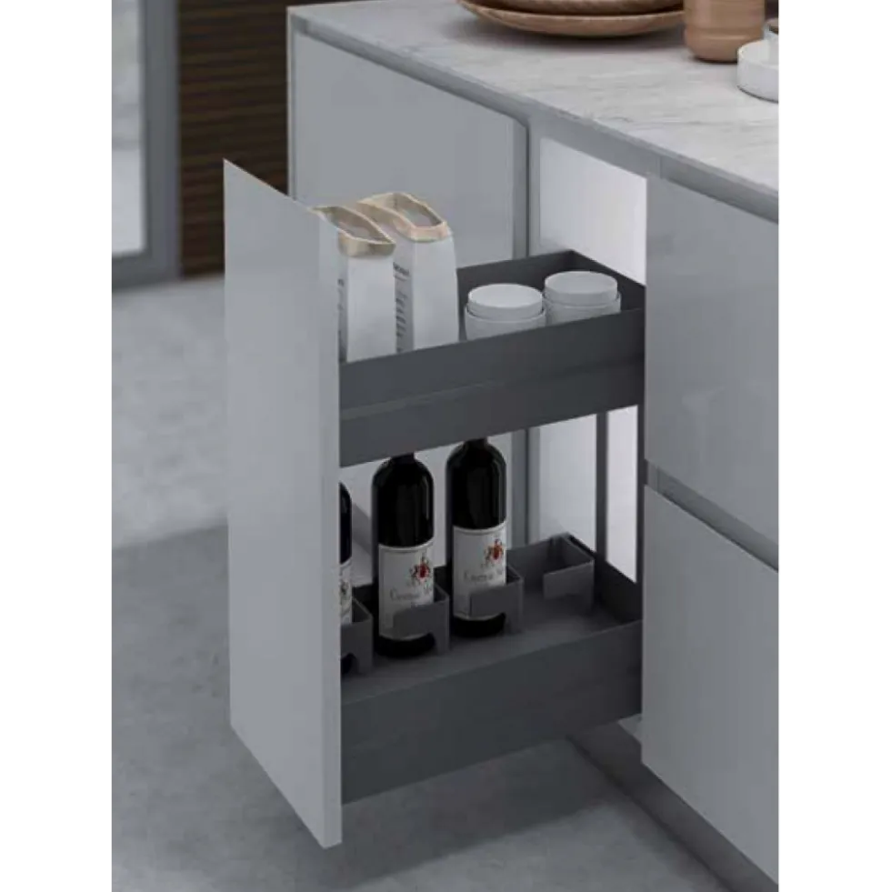 Séparateur de bouteilles pour panier Ikona - anthracite INOXA