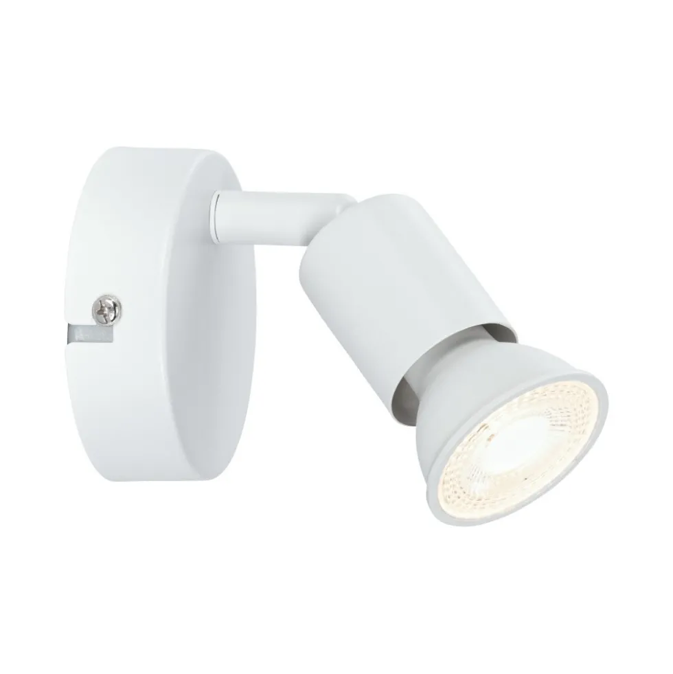 Spot Carolina max - 1x10W - GU10 - Blanc mat - 230V - Métal PAULMANN
