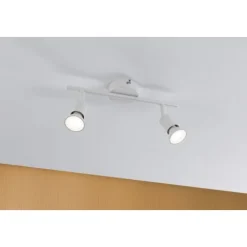 Spot Carolina max - 2x10W - GU10 - Blanc mat - 230V - Métal PAULMANN