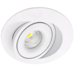 Spot encastré LED - gradable - blanc - Swing Asled