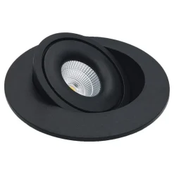 Spot encastré LED - gradable - noir - Swing Asled