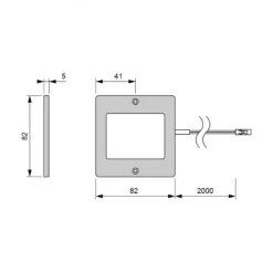 Spot LED compact 3W 4000K - gradable - Planar S L&S LIGHT