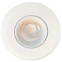 Spot LED encastrable orientable CCT POGO - blanc ou noir Asled