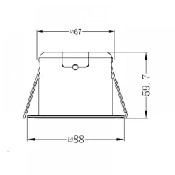 Spot LED encastré 5 à 7W CCT - compatible RE2020 - Folk Asled