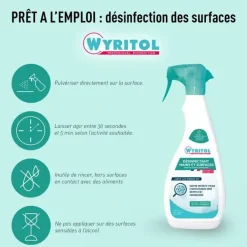 Spray désinfectant - mains et surfaces WYRITOL