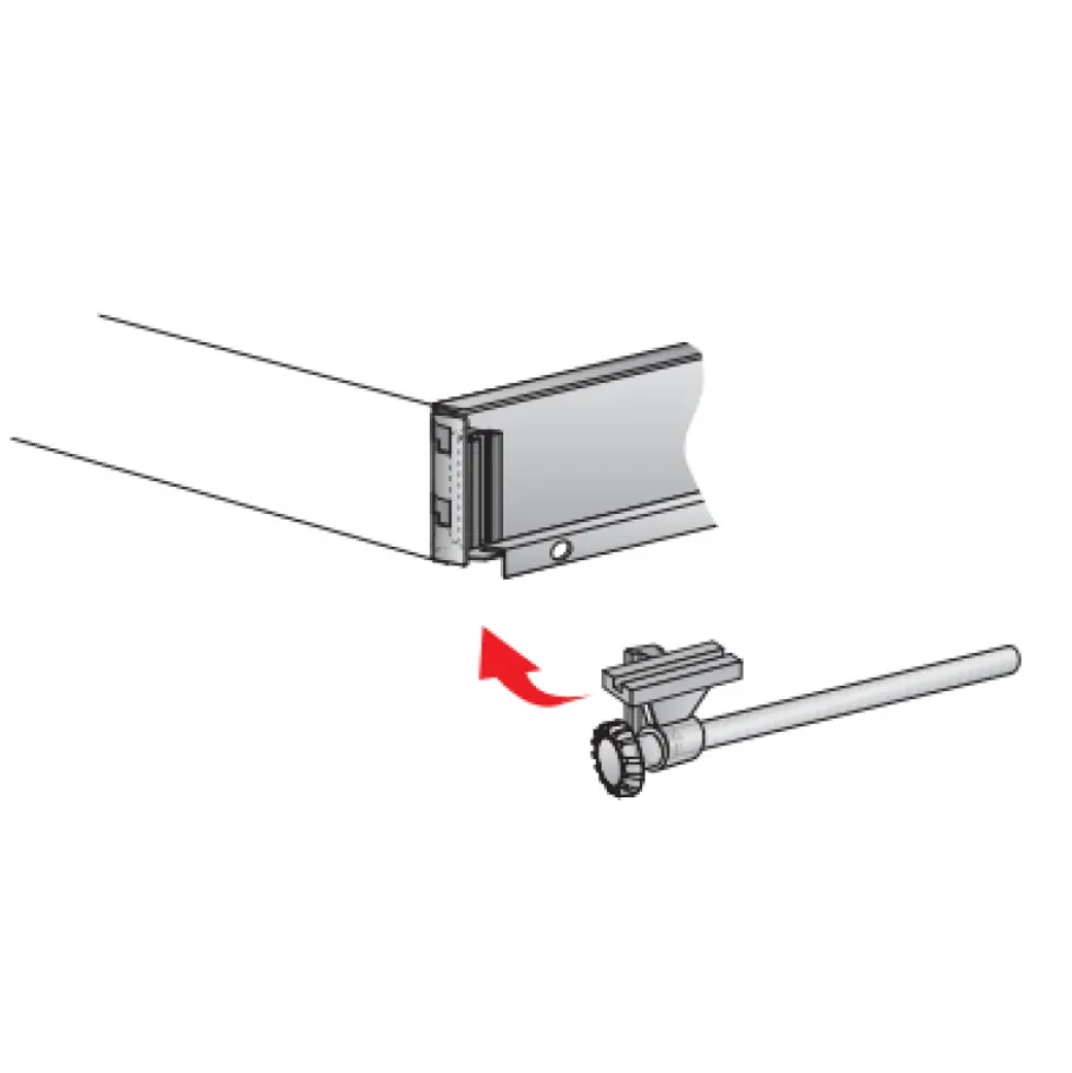 Stabilisateur latéral pour tiroirs InnoTech Atira HETTICH