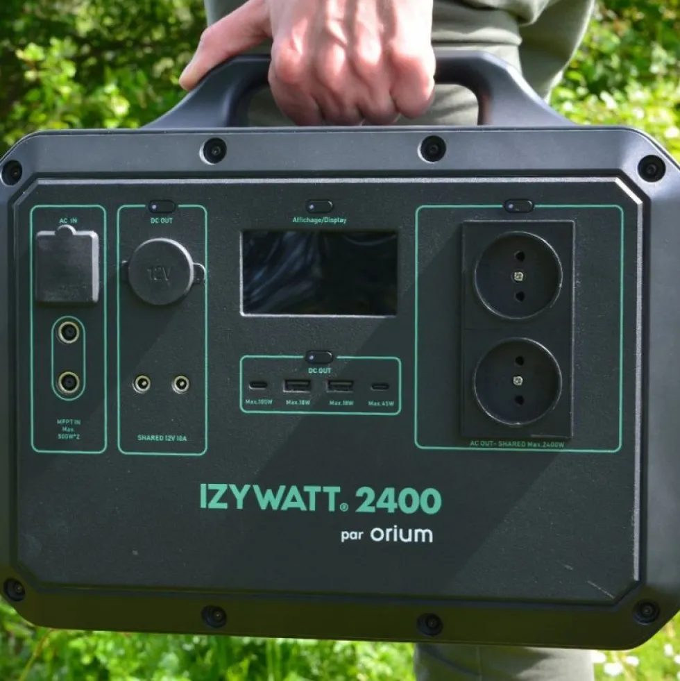 Station d'énergie portative IZYWATT 2400 ORIUM