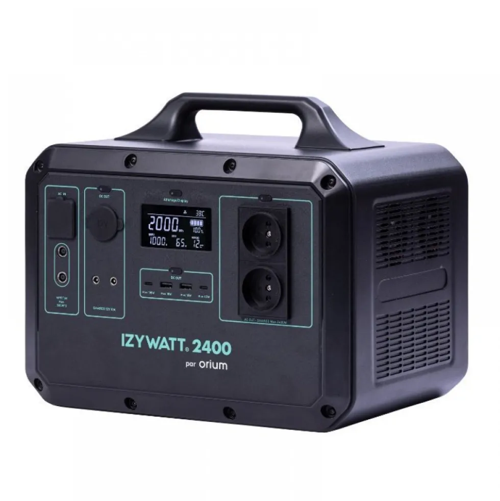 Station d'énergie portative IZYWATT 2400 ORIUM