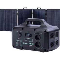 Station électrique portable IZYWATT 800 LFP + panneau solaire cadré 200W ORIUM