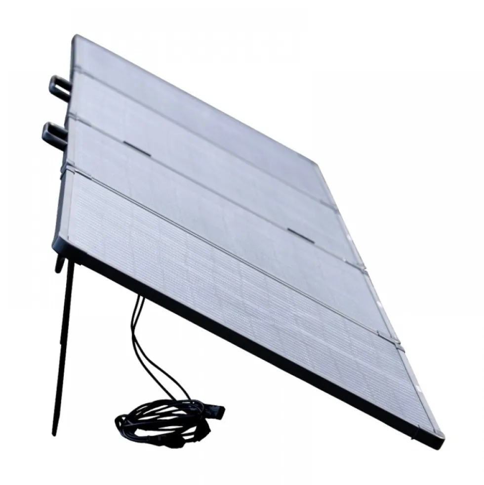 Station électrique portable IZYWATT 800 LFP + panneau solaire cadré 200W ORIUM