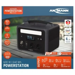 Station électrique portable - 600W - PS600AC ANSMANN