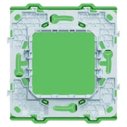 Support de fixation en zamak pour 1 poste / 2 modules - Unica NU7002C SCHNEIDER