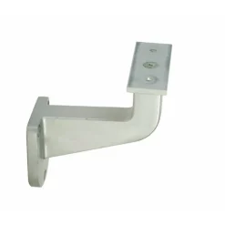 Support de rampe - coudé - sur platine demi-lune à visser - type 150 BRICOZOR