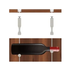 Support de rangement bouteille - système PIN SALICE