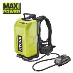 Support dorsal avec chargeur 6A pour batterie 36V MAX POWER - RY36BP3PA-0 RYOBI