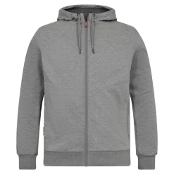 Sweat de travail imperméable zippé à capuche Extend - coloris gris ENGEL
