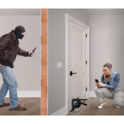 Système anti-intrusion breveté LockOff pour porte tirante Blackeyes
