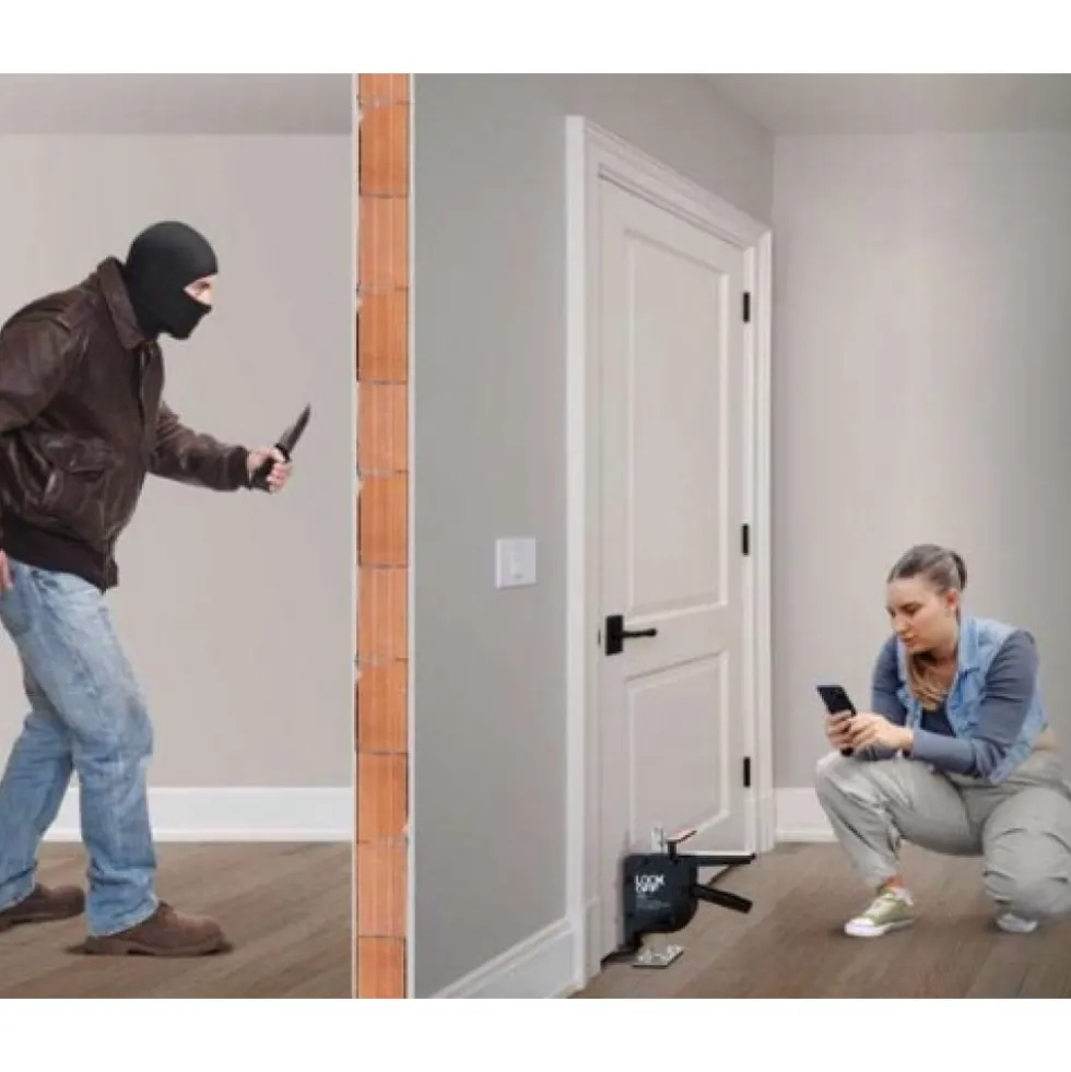 Système anti-intrusion breveté LockOff pour porte tirante Blackeyes