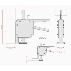 Système anti-intrusion breveté LockOff pour porte tirante Blackeyes