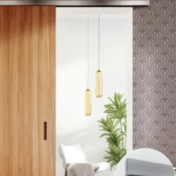 Système complet pour porte coulissante - porte bois - EKU-PORTA 40 H HAWA