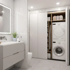 Système coulissant et pliant pour 2 portes - 50 kg maxi - Twofold EMUCA