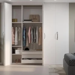 Système coulissant et pliant pour 2 portes - 50 kg maxi - Twofold EMUCA