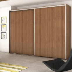 Système coulissant pour dressing avec profils Sharp + fermeture amortie EMUCA